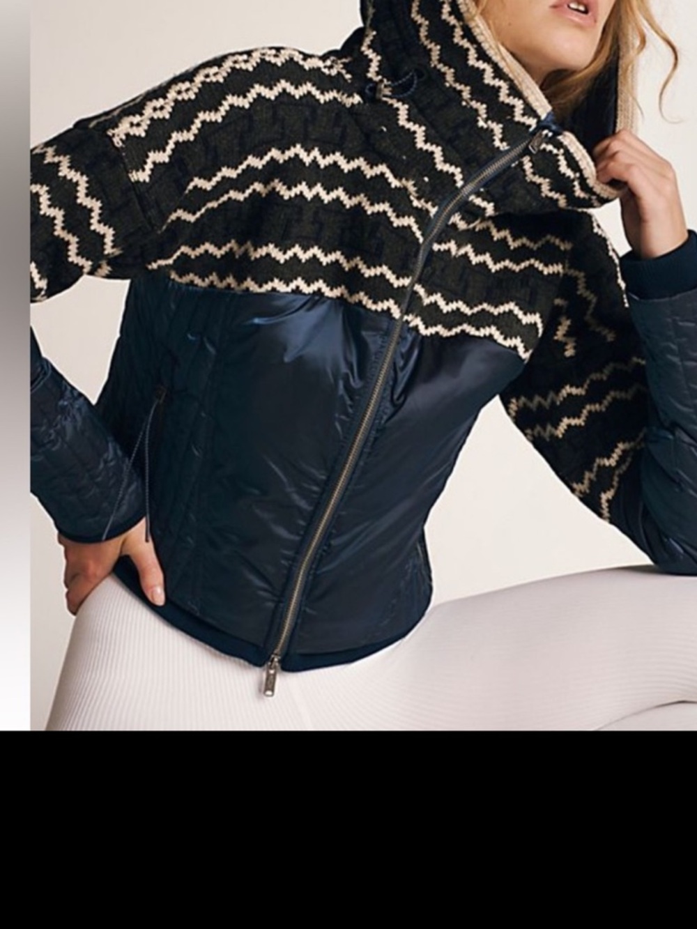 Free People Just lodging sweater puffer XS